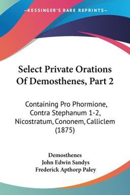 Select Private Orations of Demosthenes, Part
