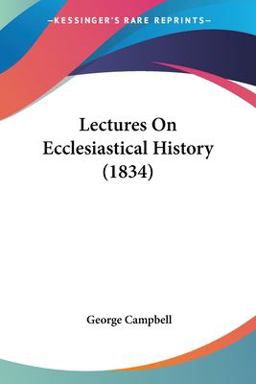 Lectures on Ecclesiastical History
