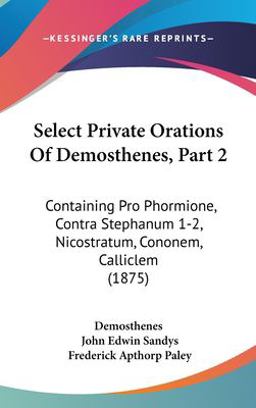 Select Private Orations of Demosthenes, Part