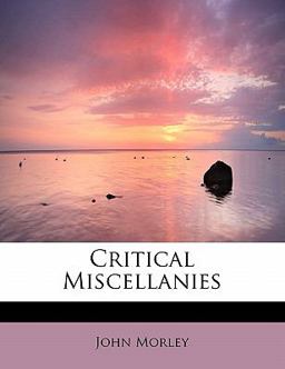 Critical Miscellanies