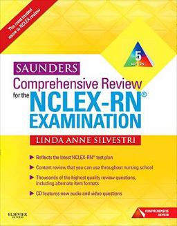 Saunders Comprehensive Review for the NCLEX-RNï¿½ Examination 5th 9781437708257 Front Cover