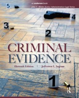 Criminal Evidence 11th 9781437735031 Front Cover