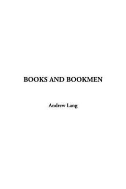 Books and Bookmen