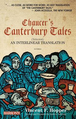 Chaucer's Canterbury Tales (Selected) An Interlinear Translation 3rd 9781438000138 Front Cover