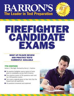 Barron's Firefighter Candidate Exams, 7th Edition 7th 9781438001319 Front Cover