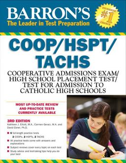 Barron's COOP/HSPT/TACHS, 3rd Edition 3rd 9781438001456 Front Cover