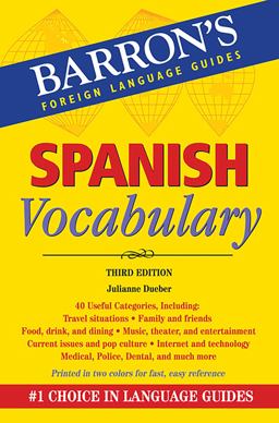 Spanish Vocabulary 2nd 9781438002569 Front Cover