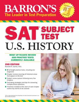 Barron's SAT Subject Test in U. S. History, 2nd Edition 2nd 9781438003115 Front Cover