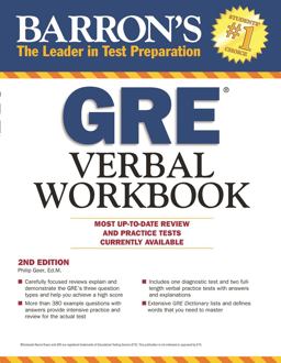 Barron's GRE Verbal Workbook Barron's GRE Verbal Workbook