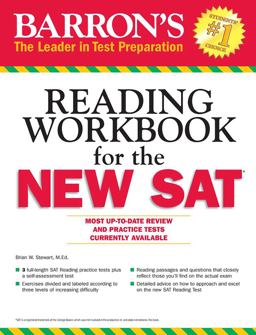 Reading Workbook for the New SAT 15th 9781438005768 Front Cover