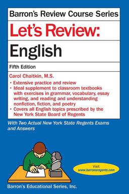 Let's Review English 5th 9781438006260 Front Cover