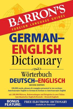 German-English Dictionary 2nd 9781438007090 Front Cover