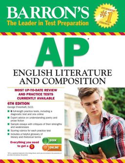 Barron's AP English Literature and Composition 6th 9781438007380 Front Cover