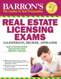 Barron's Real Estate Licensing Exams:  9781438007458 Front Cover