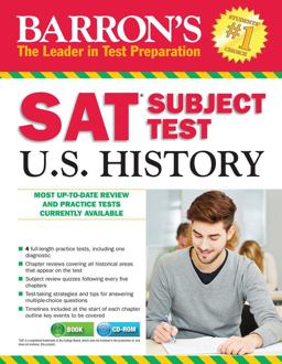 Barron's SAT Subject Test - U. S. History 3rd 9781438007519 Front Cover