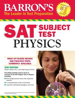 Barron's SAT Subject Test: Physics 2nd 9781438007892 Front Cover