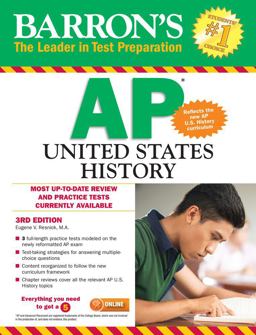 Barron's AP United States History, 3rd Edition 3rd 9781438007939 Front Cover