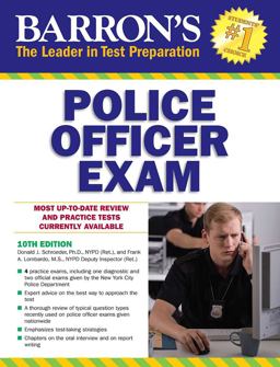Police Officer Exam 10th 9781438009148 Front Cover