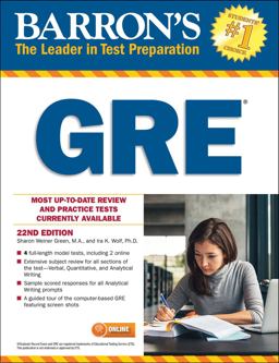 GRE with Online Tests 22nd 9781438009155 Front Cover