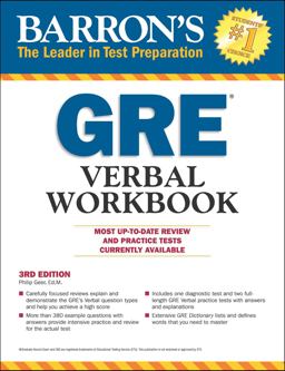 GRE Verbal Workbook GRE Verbal Workbook