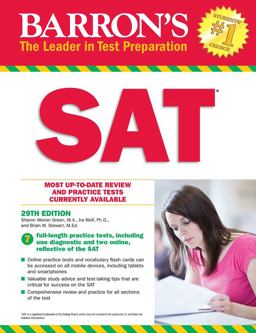 Barron's SAT with Online Tests 29th 9781438009988 Front Cover