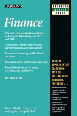 Finance 7th 9781438010366 Front Cover