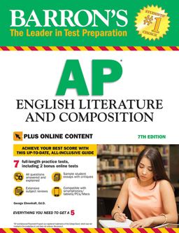 Barron's AP English Literature and Composition with Online Tests 7th 9781438010649 Front Cover
