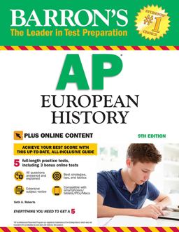 Barron's AP European History with Online Tests 9th 9781438010670 Front Cover