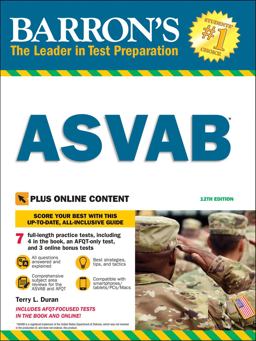 ASVAB with Online Tests 12th 9781438010700 Front Cover