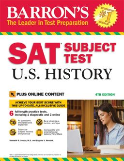 SAT Subject Test U. S. History with Online Tests