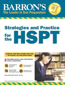 Strategies and Practice for the HSPT  9781438010946 Front Cover