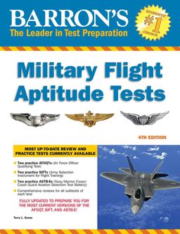 Military Flight Aptitude Tests 4th 9781438011042 Front Cover