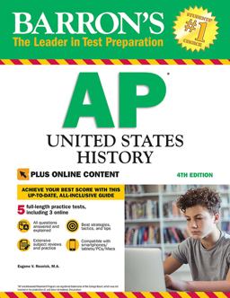 AP United States History With Online Tests 4th 9781438011080 Front Cover