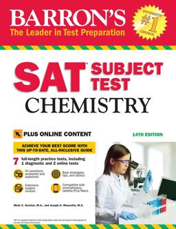 SAT Subject Test: Chemistry with Online Tests 14th 9781438011134 Front Cover