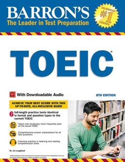 Toeic With Downloadable Audio 8th 9781438011837 Front Cover