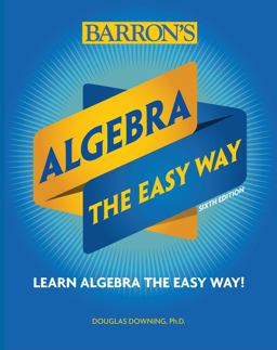 Algebra: the Easy Way  9781438012131 Front Cover