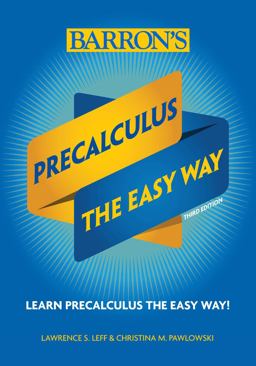 Precalculus: the Easy Way  9781438012698 Front Cover