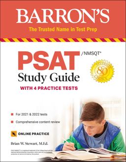 PSAT/NMSQT Study Guide With 4 Practice Tests  9781438012964 Front Cover