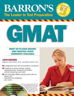 Barron's GMAT with CD-ROM