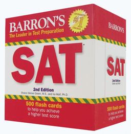 Barron's SAT Flash Cards, 2nd Edition 2nd 9781438070384 Front Cover