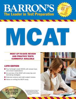 Barron's MCAT with CD-ROM