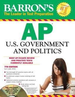 Barron's AP U. S. Government and Politics 7th 9781438071336 Front Cover