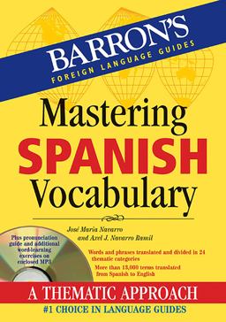 Mastering Spanish Vocabulary with Online Audio  9781438071558 Front Cover
