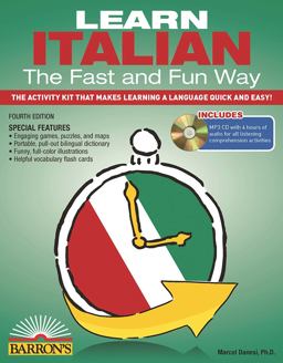 Learn Italian the Fast and Fun Way with Online Audio 4th 9781438074962 Front Cover