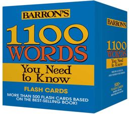 1100 Words You Need to Know Flashcards  9781438075266 Front Cover