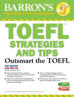 TOEFL Strategies and Tips with MP3 CDs Outsmart the TOEFL IBT 2nd 9781438075662 Front Cover