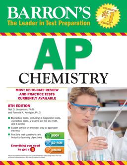 Barron's AP Chemistry with CD-ROM 8th 9781438076003 Front Cover