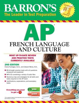 Barron's AP French Language and Culture 2nd 9781438076034 Front Cover