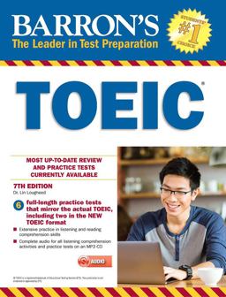Barron's TOEIC with MP3 CD 7th 9781438076362 Front Cover