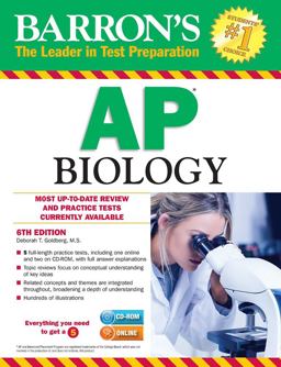 Barron's AP Biology with CD-ROM 6th 9781438076911 Front Cover